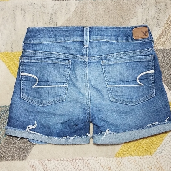 American Eagle Stretch Jean Shorts 2 - Picture 2 of 4